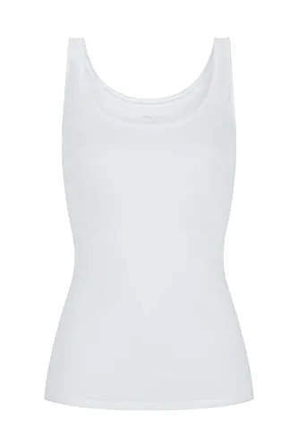 Mey Superfine Organic Tank Top - Weiß - Unterhemden aus 92 % Bio-Baumwolle und 8 % Elasthan, atmungsaktiv und hautfreundlich für täglichen Komfort und nachhaltigen Luxus.