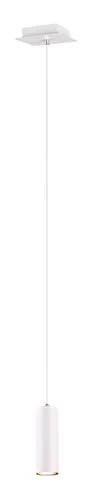 Trio Leuchten Pendelleuchte Marley 312400101, Metall Weiß matt, Pendel 1-flammig, exkl. 1 x GU10
