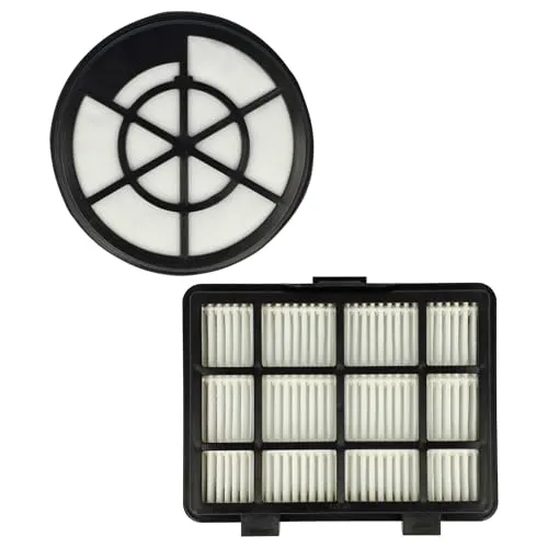 vhbw Filter-Set kompatibel mit Bosch BGC05A220A/02, BGC05A220A/03, BGC05A320/01, BGC05A320/03 Staubsauger - 2x Filter (Abluft-Filter, HEPA-Filter)
