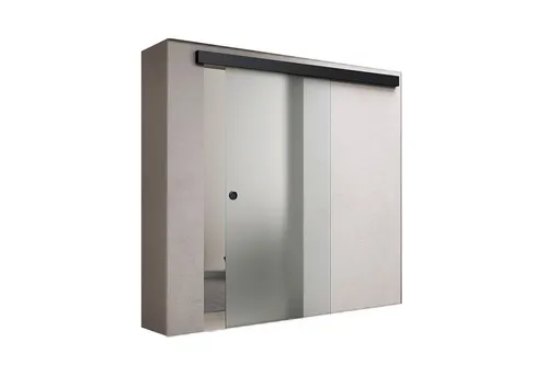 doporro Glasschiebetür komplettset 8mm ESG-Sicherheitsglas - Schiebetüren aus 8mm ESG-Sicherheitsglas, ideal für platzsparende Raumlösungen und bringen Licht ins Zimmer. Inklusive Montagezubehör und Anleitung für einfache Selbstinstallation.