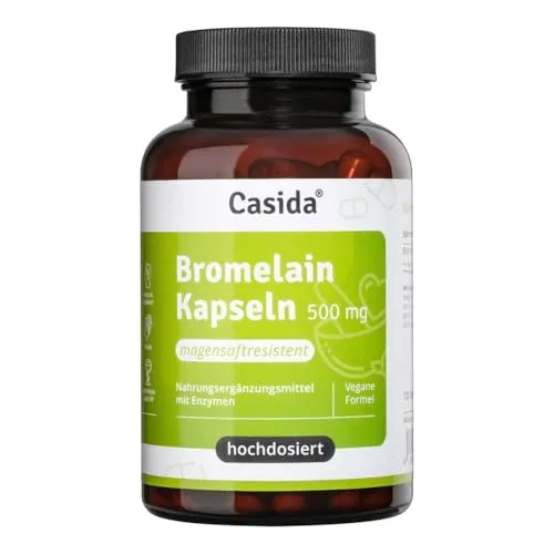 Bromelain 500 Mg Hochdosiert Magensaftresistente Kapseln 120 stk