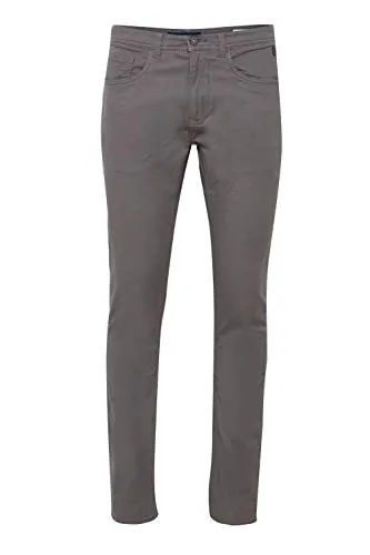 Blend BHSaturn Herren Chino Hose Stoffhose mit Stretch Eingrifftaschen Baumwollmischung Regular fit, Größe:38/32, Farbe:Granite (70147)