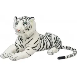 vidaXL Tiger Plüschtier Weiß XXL