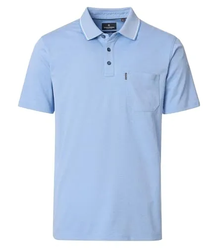 CASAMODA Polo-Shirt Uni - Hochwertiger Baumwollmix - Poloshirts für Herren mit normaler Passform und sportlichem Design, ideal für vielseitige Kombinationen und ausgestattet mit einer praktischen aufgenähten Brusttasche.