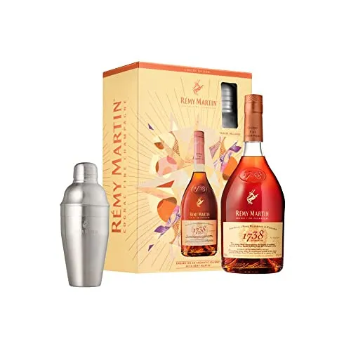 Remy Martin 1738 Accord Royal Geschenkset mit Shaker 0,7 Liter 40% Vol.