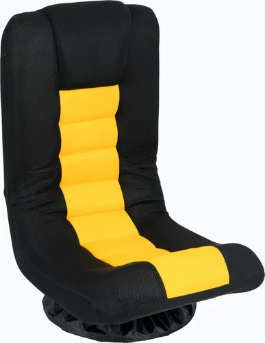 COSTWAY Bodenstuhl 360° drehbar, klappbares Bondensofa mit Verstellbarer Rückenlehne, Bodensessel, Relaxsessel zum Fernsehen, Lesen, Gaming