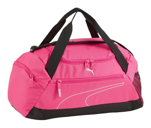 PUMA Sporttasche Fundamentals - Praktische Sporttasche in Pink - Sporttasche von PUMA mit verstellbarem Schulterriemen und mehreren Fächern für optimale Organisation, ideal für Training oder Freizeit.