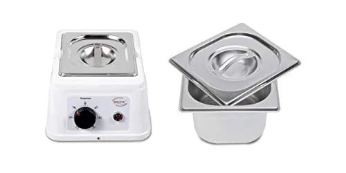 Städter Temperiergerät Set für Schokolade und Kuvertüre - Fondues: Professionelles Temperiergerät mit 2 Edelstahlbehältern, ideal zum Schmelzen und Temperieren von Schokolade bis 60 °C, für perfekte Pralinen und Gebäckverzierung.