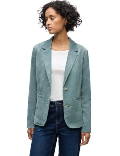 Kurzblazer STREET ONE Damen in Cord-Optik - Funktionsjacken - Der Cordblazer von Street One vereint lässigen Stil und Komfort. Die weiche Cordqualität sorgt für ein angenehmes Tragegefühl und verleiht deinem Look eine moderne Note.