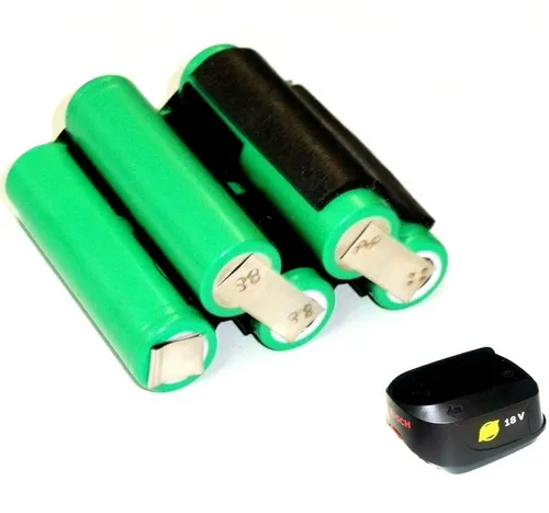 Tauschpack für Bosch Akku 18 V 1,3 /1,5 Ah Li mit 2,5 Ah BAK N18650CNP