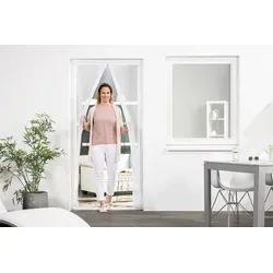 Fliegengitter Lamellenvorhang mit Magnetverschluss DELUXE - Magnetvorhang Fliegenvorhang Türvorhang Fliegennetz Insektenschutz Vorhang empasa