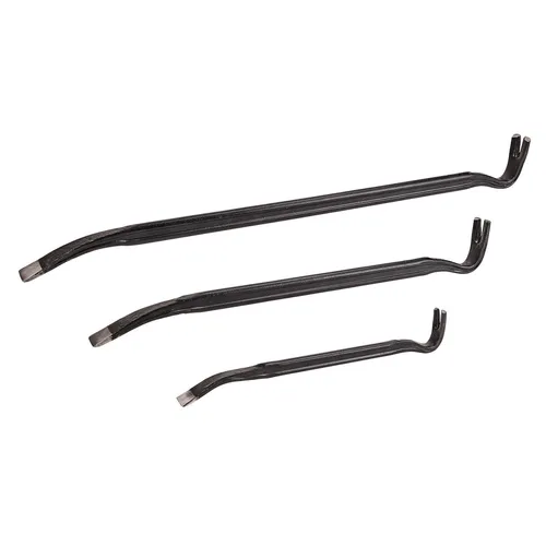 Stahl Brecheisen Nageleisen Brechstange Set 3 tlg. - Praktisches 3-teiliges Werkzeug-Set für effizientes Entfernen von Nägeln und Verbindungen, ideal für Profis und Heimwerker.