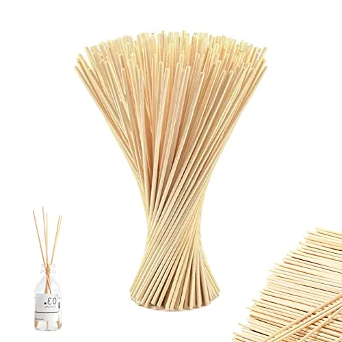 Stück Rattan Reed Diffuser Sticks, Natürlicher Fasern Diffusor Stöcke, Raumduft Stäbchen, Duftstäbchen für Ätherisches Öl Aroma Aromatherapie 100