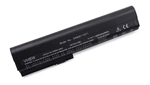 vhbw 1x Akku kompatibel mit HP EliteBook 2560p, 2570p Notebook (4400 mAh, 11,1 V, Li-Ion)