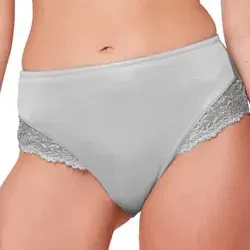 Triumph Slip Ladyform Soft Maxi mit Spitzendetails in silber von Triumph
