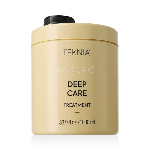 Lakme TEKNIA Deep Care Treatment 1.000 ml - Haarkur für geschädigtes Haar, versorgt mit Nährstoffen und stärkt die Haarstruktur. Enthält FiberHance für reparierte, geschmeidige und glänzende Haare.