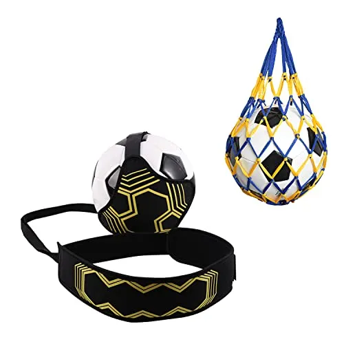 PFLYPF 1 x Trainingsgürtel, 1 x Aufbewahrungstasche für Fußball, verstellbare Hilfsausrüstung, geeignet für Fußball, Volleyball, Rugby-Training