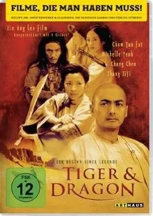 Tiger & Dragon (DVD) - DVD-Film, FSK 12, bietet packende Action und beeindruckende Kampfkunst in deutscher und mandarin Sprache.