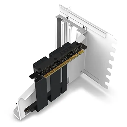 NZXT Vertical GPU-Mounting Kit (White) - Grafikkarten Halterung für vertikale Montage, stilvolles Design und optimale Kühlung