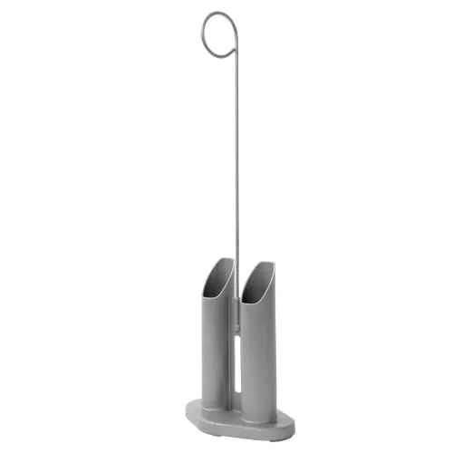 Ossenberg Stockständer für Gehhilfen - Sicherer Halter für 2 Gehhilfen - Gehstöcke Halterung aus robustem, wasserfestem Kunststoff für sicheren Stand und Schutz vor Nässe. Tragbar und flexibel, ideal für Gehhilfen und Regenschirme.