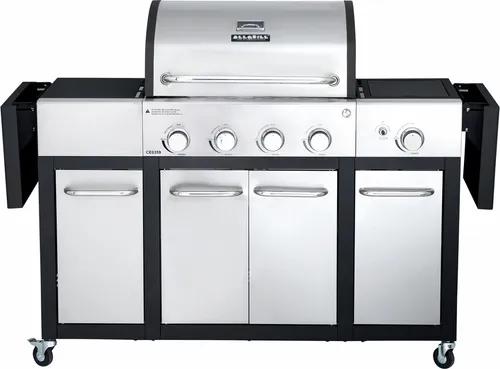 All'Grill MAJOR Gasgrill mit abklappbaren Seitentischen von Paella World