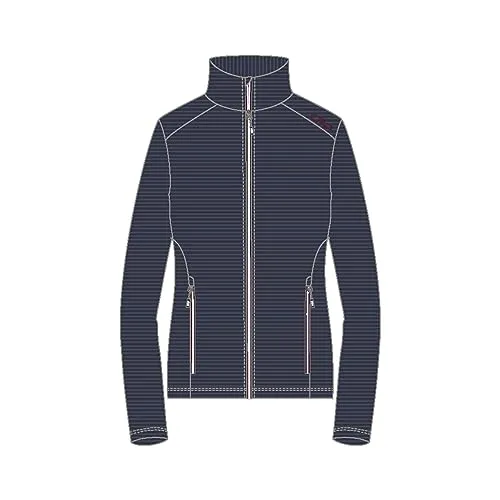 CMP Damenjacke Anthrazit-Burgund XL - Outdoor Fleecejacke aus Stretch-Performance-Fleece, leicht, elastisch und atmungsaktiv. Ideal für jedes Abenteuer, mit durchgehendem Reißverschluss und praktischen Taschen.