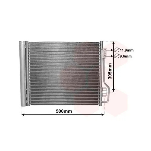 Van Wezel Kondensator, Klimaanlage 29005013 - Autoteile, hochwertiger Klimaanlagenkondensator für optimale Kühlleistung und Komfort im Fahrzeug