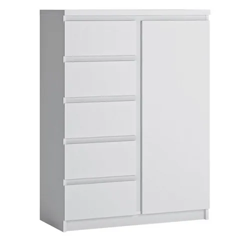Modernes Highboard FORTALEZA-129 in Weiß von Lomadox