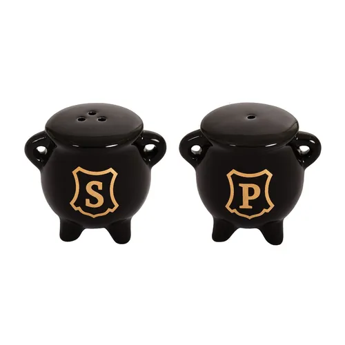 Salz- und Pfefferstreuer 2er-Set Harry Potter Zauberkessel Keramik Schwarz