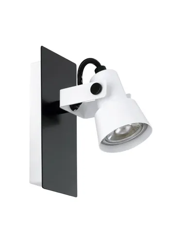 EGLO TRILLO SPOT 400LM SCHWARZ/WEISS