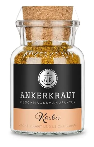 Ankerkraut Gewürz Kürbis 95g im Korkenglas in orange von Ankerkraut