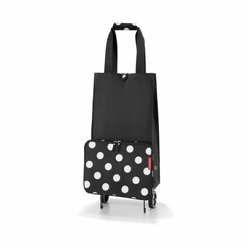 reisenthel foldabletrolley Einkaufstrolley Dots White 30L - Einkaufstasche mit 30L Volumen, faltbar und ideal für umweltbewusste Einkäufe – perfekt für den täglichen Gebrauch.