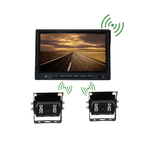 LKW Bus Anhänger Digital Funkkamera HD Rückfahrsystem SET - Fahrerassistenzsystem-Kameras mit kabelloser Installation und 7
