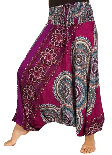 Afghani Haremshose in pink von Guru-Shop