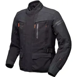 MODEKA Paneo LT Motorradjacke schwarz - 3-Lagen-Laminat CE AA - Hochwertige Motorradjacke aus 3-Lagen-Laminat für optimalen Schutz und Komfort. Ideal für Herren, Größe XXL, perfekt für sicheres Fahren bei allen Wetterbedingungen.