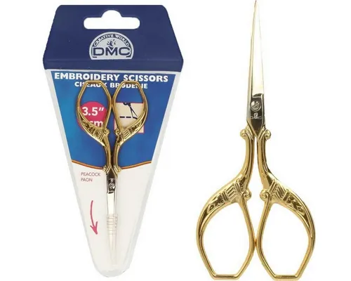 DMC Kreativset DMC Stickschere Pfauen 9cm, (embroidery kit by Marussia)