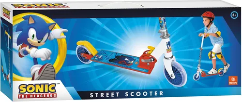 Sonic Aluminium-Roller für Kinder - Transparent - Faltbarer Roller aus robustem Aluminium mit höhenverstellbarem Lenker, ideal für Kinder ab 4 Jahren. Perfekt für Outdoor-Abenteuer und belastbar bis 50 kg!