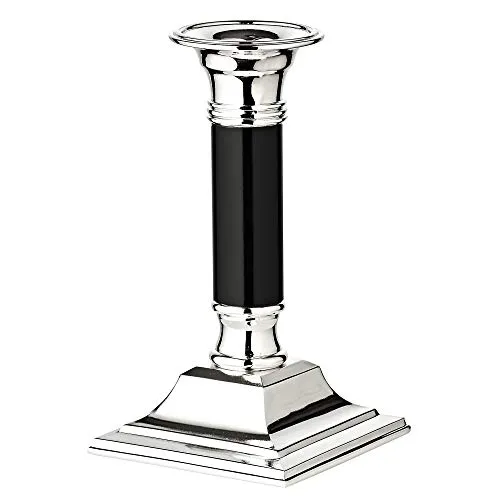 EDZARD Kerzenständer Lincoln schwarz (H 15 cm)