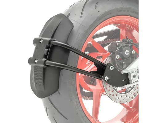 Zaddox Motorrad Schutzblech Hinterradabdeckung Universal # LW4 Schwarz - Hochwertige Hinterradabdeckung für Motorräder, schützt zuverlässig vor Schmutz und Spritzwasser. Ideal für alle gängigen Modelle und einfach zu montieren.