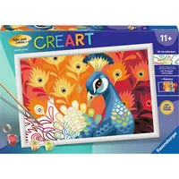 CreArt - Stolzer Pfau, Malen