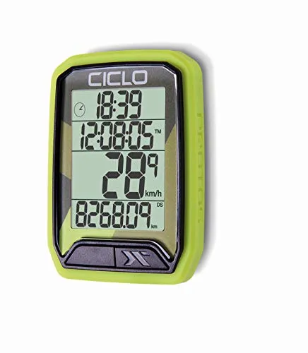 CICLO PROTOS 213 drahtloser Fahrradcomputer in grün