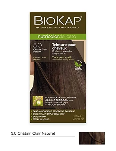 Produktbild Nutricolor Delicato Natural Hellbraun Haarfarbe 5.0