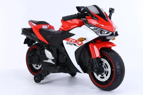 Elektro Kindermotorrad 888 – 12V mit Stützrädern - Batteriebetriebene Fahrzeuge für Kinder von 1-7 Jahren, ausgestattet mit Musik und Lichtern für ein aufregendes Fahrerlebnis.