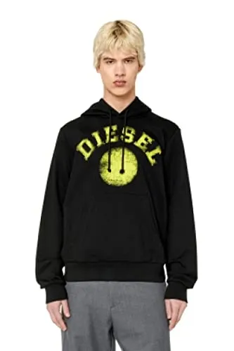Diesel_S-GINN-HOOD-K30 FELP_SWEATSHIRT_Schwarz_M von Diesel