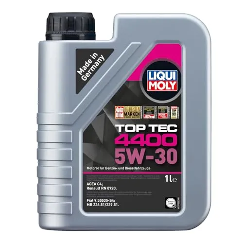 Liqui Moly Top Tec 4400 5W-30 | 1 L | Synthesetechnologie Motoröl | Art.-Nr.: 3750