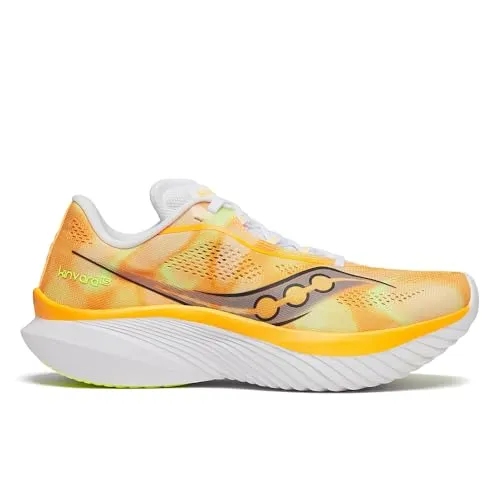 Saucony Damen Kinvara 15 Laufschuhe orange 40.0 - Federleichte Laufschuhe mit PWRRUN Dämpfung für optimalen Komfort und Flexibilität, ideal für schnelle Trainingseinheiten und Wettkämpfe.