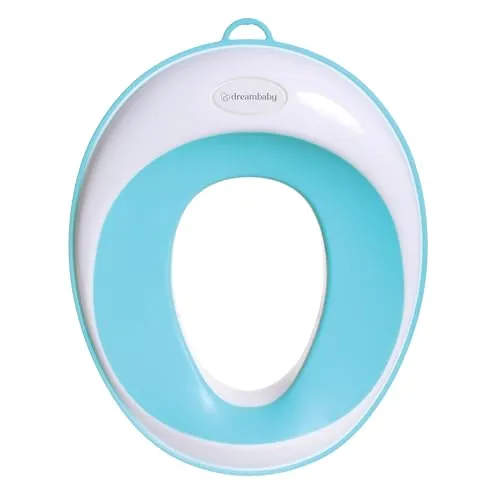 Dreambaby F6000 EZY-Potty Toilettentrainer WC-Sitzauflage Töpfchen, rutschfest und ideal für unterwegs, aqua Blau