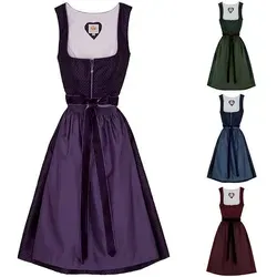 Spieth & Wensky Emmi 2-teiliges Midi-Dirndl Kleid in lila von Spieth & Wensky