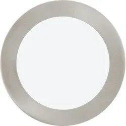 Eglo 96407 Fueva 1 LED Einbauleuchte 10,95W nickel weiss - Silber