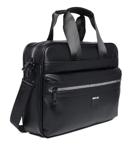 Produktbild REPLAY Herren FM3437 Laptop Tasche, 098 Black
